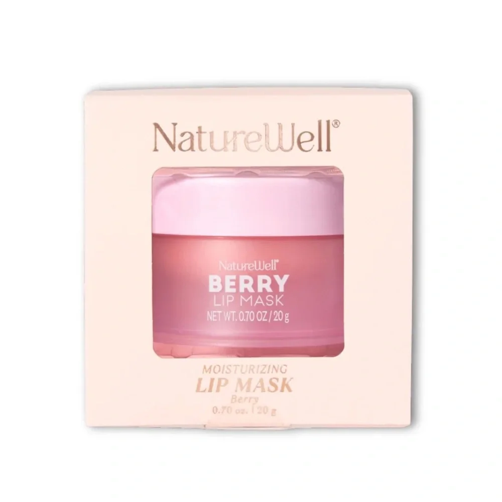 NatureWell Moisturizing Lip Mask- Berry, NEW